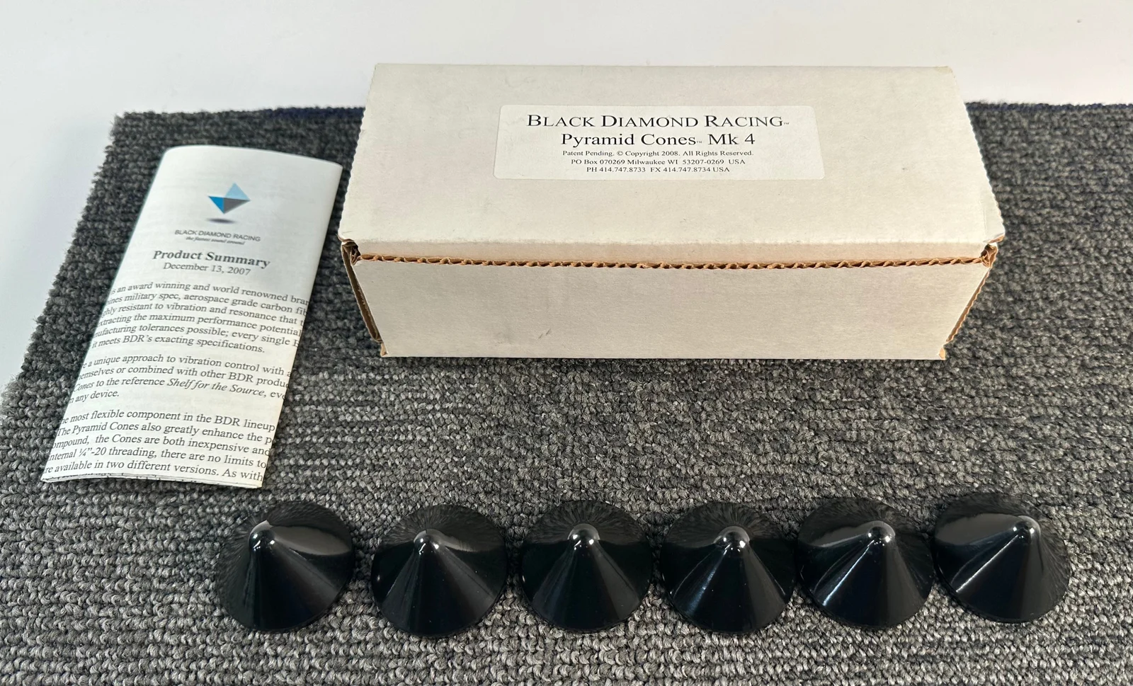 Black Diamond Racing Pyramid Cones Mk4